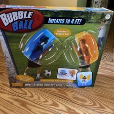 NEW Bubble Ball 4ft Inflatable Wearable Ball Outdoor Toy Blue Brand New In Box