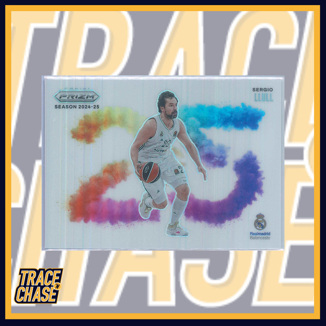 2024-25 Panini Prizm Euroleague Basketball Sergio Llull Color Blast Case Hit SSP