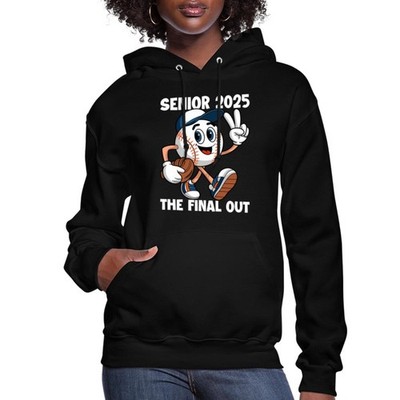Senior 2025 The Final Out Graduation Class 2025 Baseball Women's Hoodie