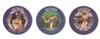 1985 7-11 (Seven Eleven) Slurpee Discs/Coins Southwest - HOUSTON ASTROS