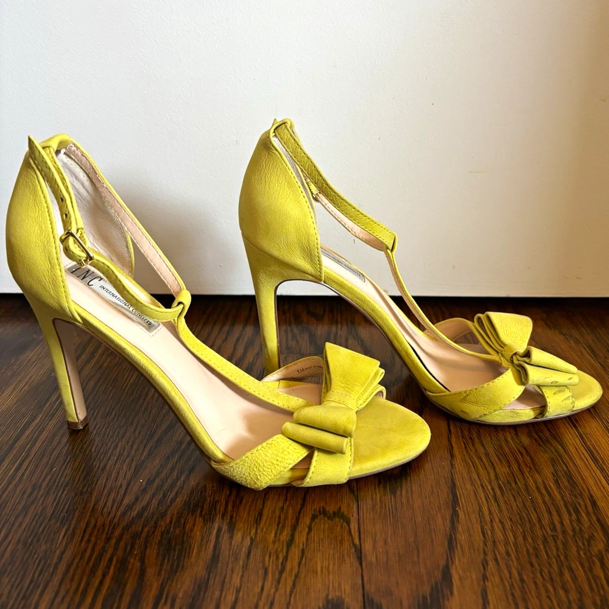 Yellow Strappy Heels for Women for sale | eBay
