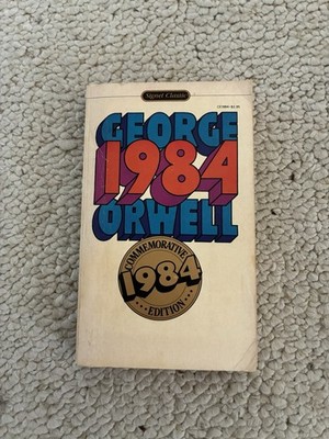 Vintage 1984 George Orwell Commemorative 1984 Edition Signet Classic Paperback