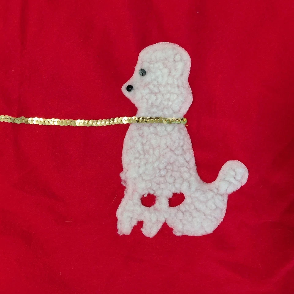 Falda Caniche Rojo Años 50 Adulto Grande Bobby Soxer Disfraz Halloween Foto 4 de 4