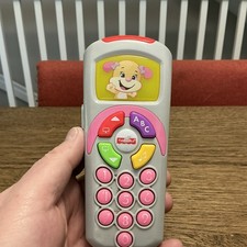 Fisher Price Laugh Learn Sis Remote Teach Numbers ABC Colors Baby Toy TESTED