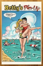 2013 Archie Comics Betty & Veronica Print Ad/Poster Beach Summer Swim Pop Art