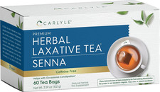 Herbal Laxative Senna Leaf Tea 60 Tea Bags No Caffeine Helps with Occasion