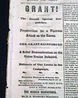 CIVIL WAR May 1864 Newspaper GRANT & SHERMAN Battle of RESACA GA YAZOO CITY  MS