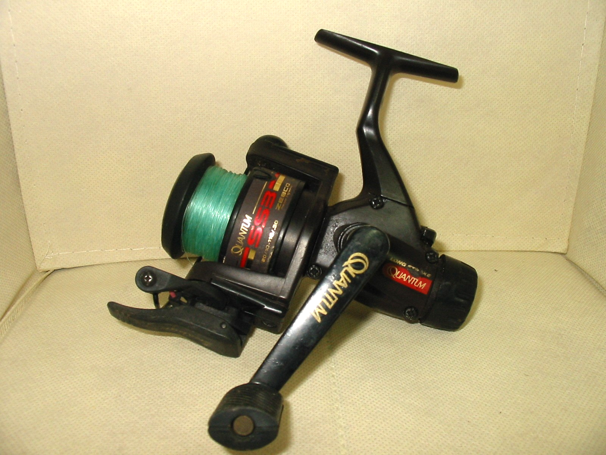 vintage ZEBCO QUANTUM SS3 SNAPSHOT FISHING REEL REAR DRAG | eBay