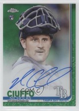 2019 Topps Chrome Rookie Green Refractor 25/99 Nick Ciuffo Nicholas Auto no9