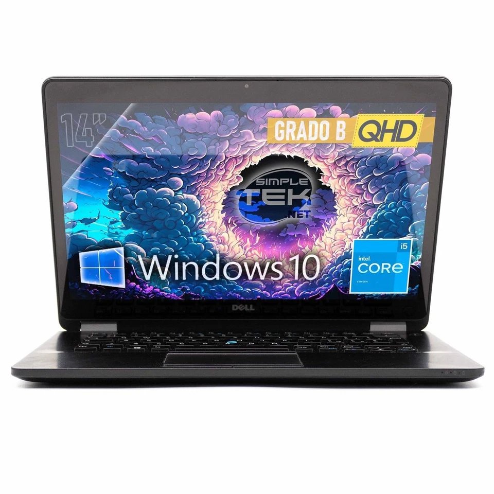 DELL E7470 i5 14" 2K Touch 8GB 120GB Windows 10 Notebook Layout Ita