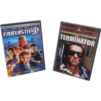 Fantastic Four Full Screen + The Terminator Lot 2 DVD Action Fantasy Movies