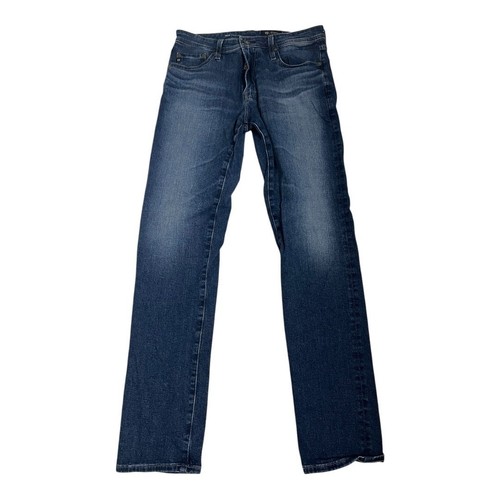 AG Adriano Goldschmied Men's Tellis Modern Slim Fit Jeans – Fitted Tapered Denim With 10" Front Rise
