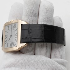 Cartier Santos Dumont Large 18K Rose Gold Gray Dial Mens Watch W2006951 8