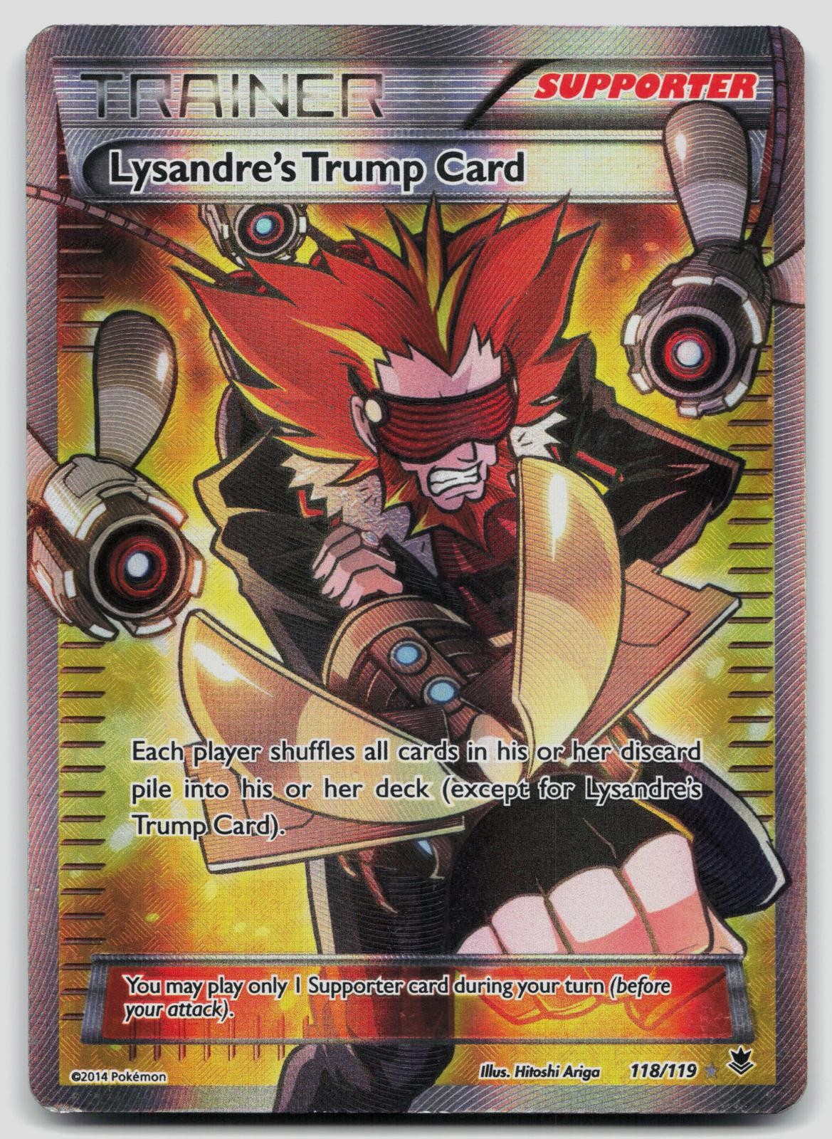 Lysandre's Trump Card 118/119 Phantom Forces Holo Pokemon MP