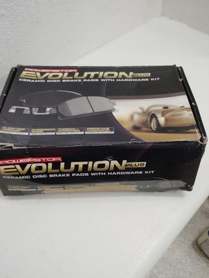 PowerStop 17-1204 Z17 Evolution Plus Ceramic Front Brake Pads with Hardware Kit