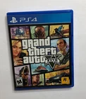 GRAND THEFT AUTO V SONY PLAYSTATION 4 GAME WITH MANUAL NO MAP ROCKSTAR PS4 2014