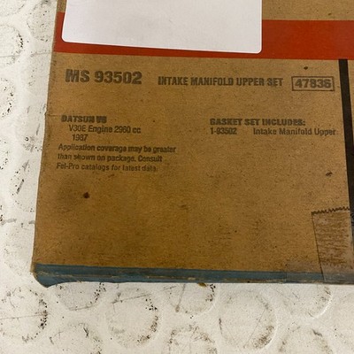 FEL-PRO MS 93502 Plenum Gasket Set Upper 1984-1989 Nissan 300ZX