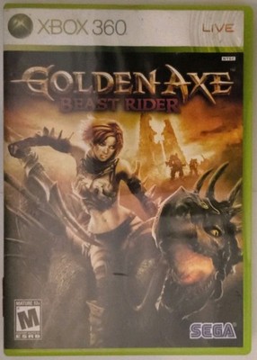 Golden Axe: Beast Rider (Microsoft Xbox 360) CIB Complete In Box Authentic