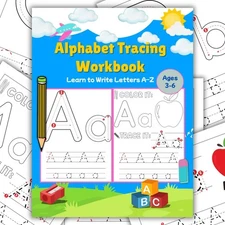 Alphabet Tracing Workbooks for Kids | Printable A-Z Letters