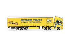 HERPA,VOLVO FH XL 2020 6x2 with 3-axle trailer BERND THIEL TRANSPORTE, 1/87, ...