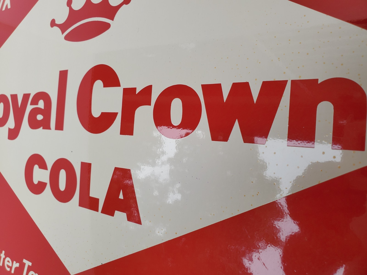 Vintage Royal Crown Cola Bubble Sign Late 40s Early 50s Better