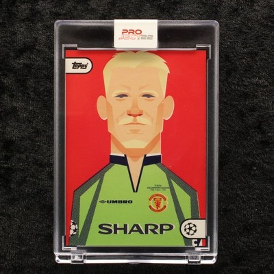 Topps Project 22 Peter Schmeichel Manchester United by Stanley Chow Soccer Cards