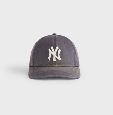 Kith '47 New York Yankees Sun Washed Franchise LS Cap XXL Granite