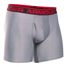 Under Armour 2016 Original 6" Boxerjock Boxer Briefs Gray Heather - Size Small