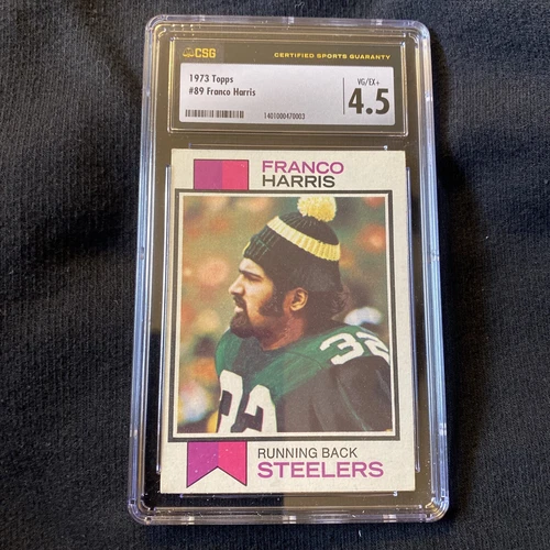 1973 Topps #89 Franco Harris Rookie  CSG 4.5