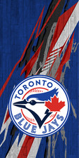 Toronto Blue Jays Cornhole Board Wrap Set of 2