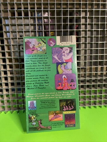 Shame Of The Jungle VHS-RARE John Belushi & Bill Murray Adult Cartoon SEALED 47 - Picture 2 of 5