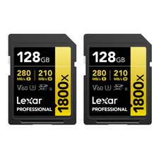 Lexar GOLD Series Professional 1800x 128GB UH...