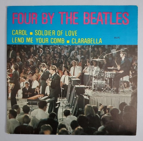 4 By The Beatles UK EP BBC Transcription Service W/ Picture Cover ST-8663 - 第 3/5 張圖片
