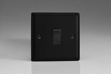 Varilight Urban Matt Black Range - Black Plastic Inserts & Switches