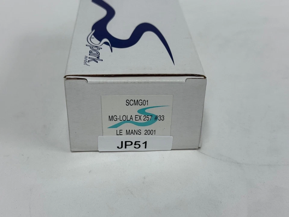 1/43 Spark MG-Lola EX 257 from 2001 24 Hours of Le Mans car #33 SCMG01 JP51 - Image 4 of 4