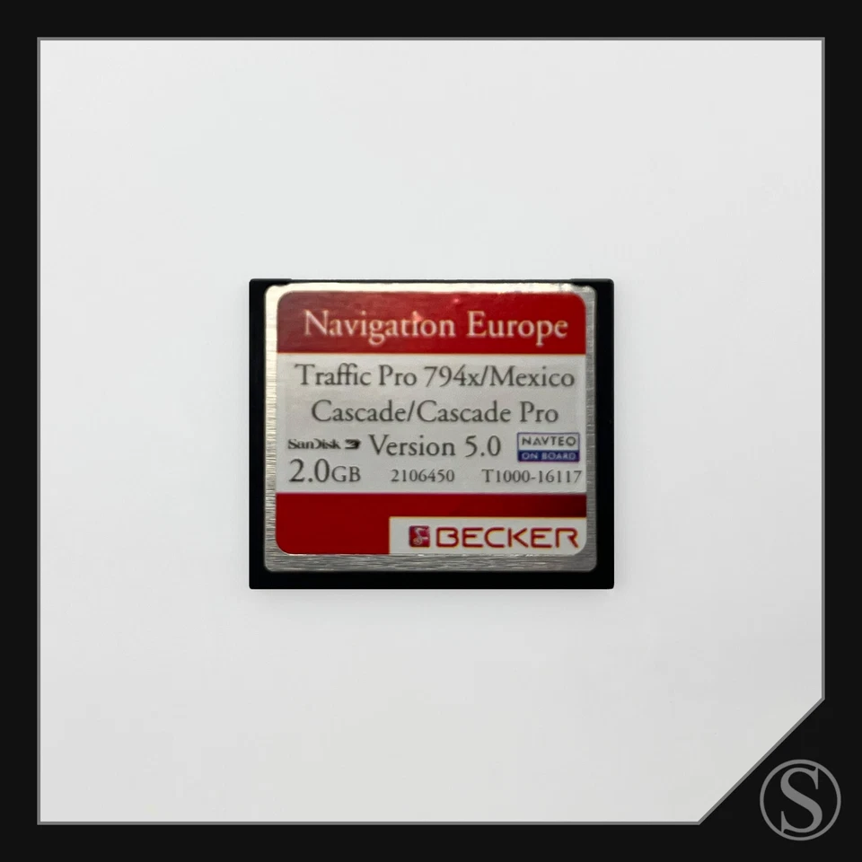 Becker Digitale Straßenkarte Europa 5.2 T1000-17616 Navigationssoftware Mexico - Bild 3 von 4