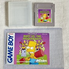 Nintendo Game Boy Bart vs. The Juggernauts with Manual