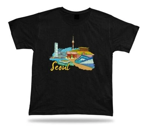 Seoul Gyeongbokgung N Tower Deoksugung Gwanghwamun T-Shirt Geschenk Apparel - Bild 1 von 1