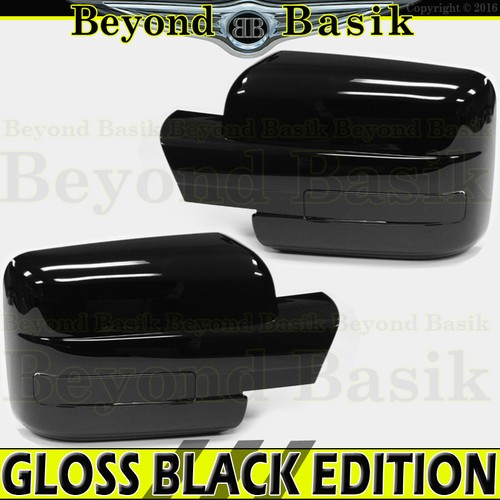 20092014 Ford F150 F150 GLOSS BLACK Mirror Covers Overlays w/o turn