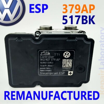 ✓ReBuilt✓ 2009-10 VW AUDI SEAT SKODA ABS/ESP pump 1K0907379AP 