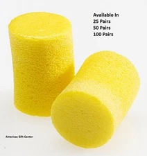 Earplugs 3M Classic Uncorded Earplug Individually Wrapped Available in 25 50 100