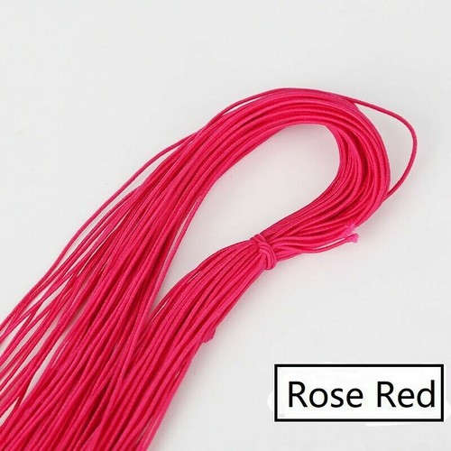24MX1mm Round Elastic Band Stretchy Cord Ribbion DIY Sewing Crafts Trimming New - Picture 18 of 29
