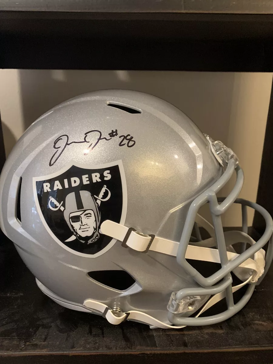 Josh jacobs hotsell signed helmet