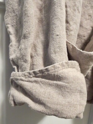 FLAX Jeanne Engelhart 100% Linen Natural Adjustable Short