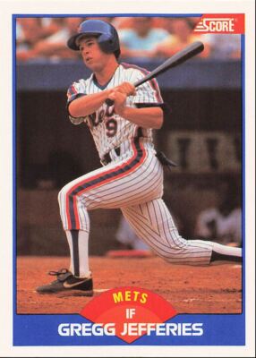 1989 Score Gregg Jefferies New York Mets #600 | eBay