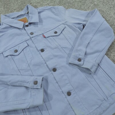 Levi s Jacket Mens Extra Large Jean Denim Trucker Cowboy Rodeo Blue