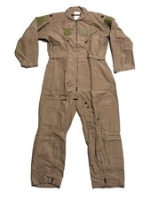 USGI Flyer's Coveralls NOMEX CWU-27/P Type 1 Class 2 Size 40S Tan BRAND NEW