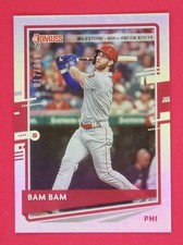 2020 Donruss Bryce Harper 017/600 Milestone Stat Line Variations #193 Phillies
