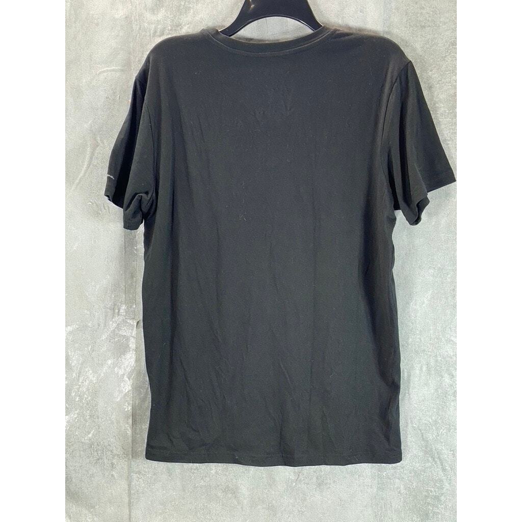 EDDIE BAUER Men's Black Solid Basic Crewneck Shor… - image 2