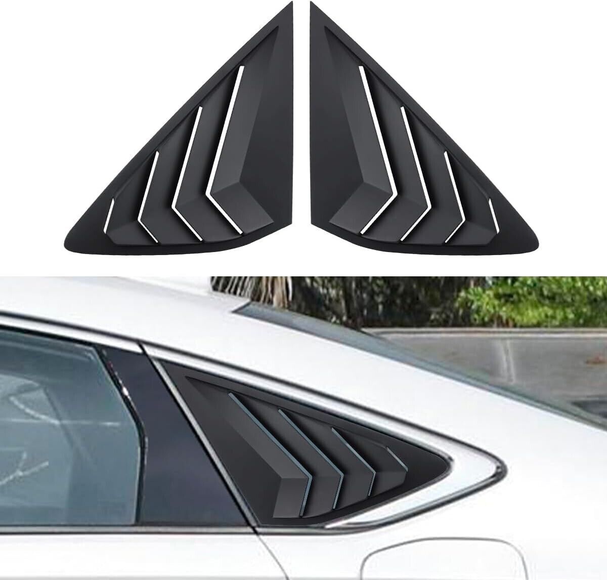 2023-2024 Honda Accord Rear Window Louvers Trim Cover Accessory